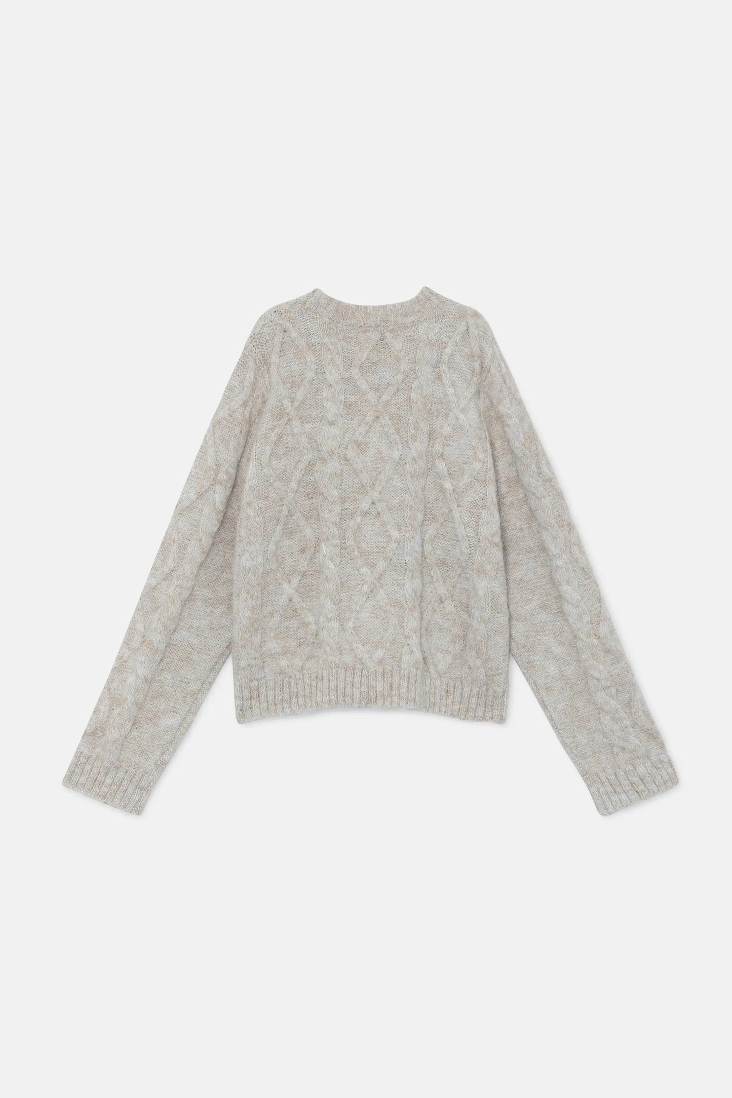 Jersey unisex de aranes beige
