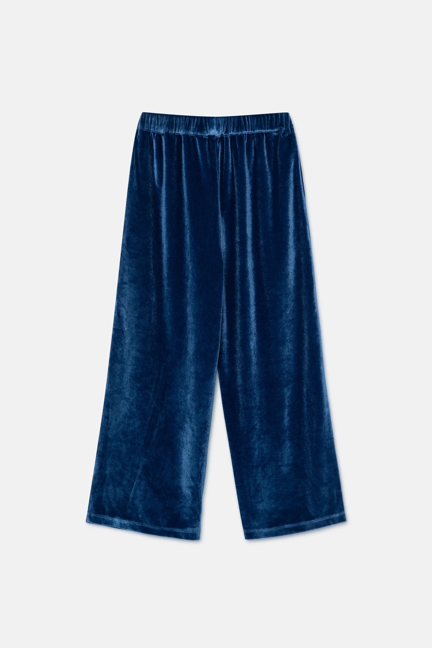 Pantaloni unisex in velluto blu