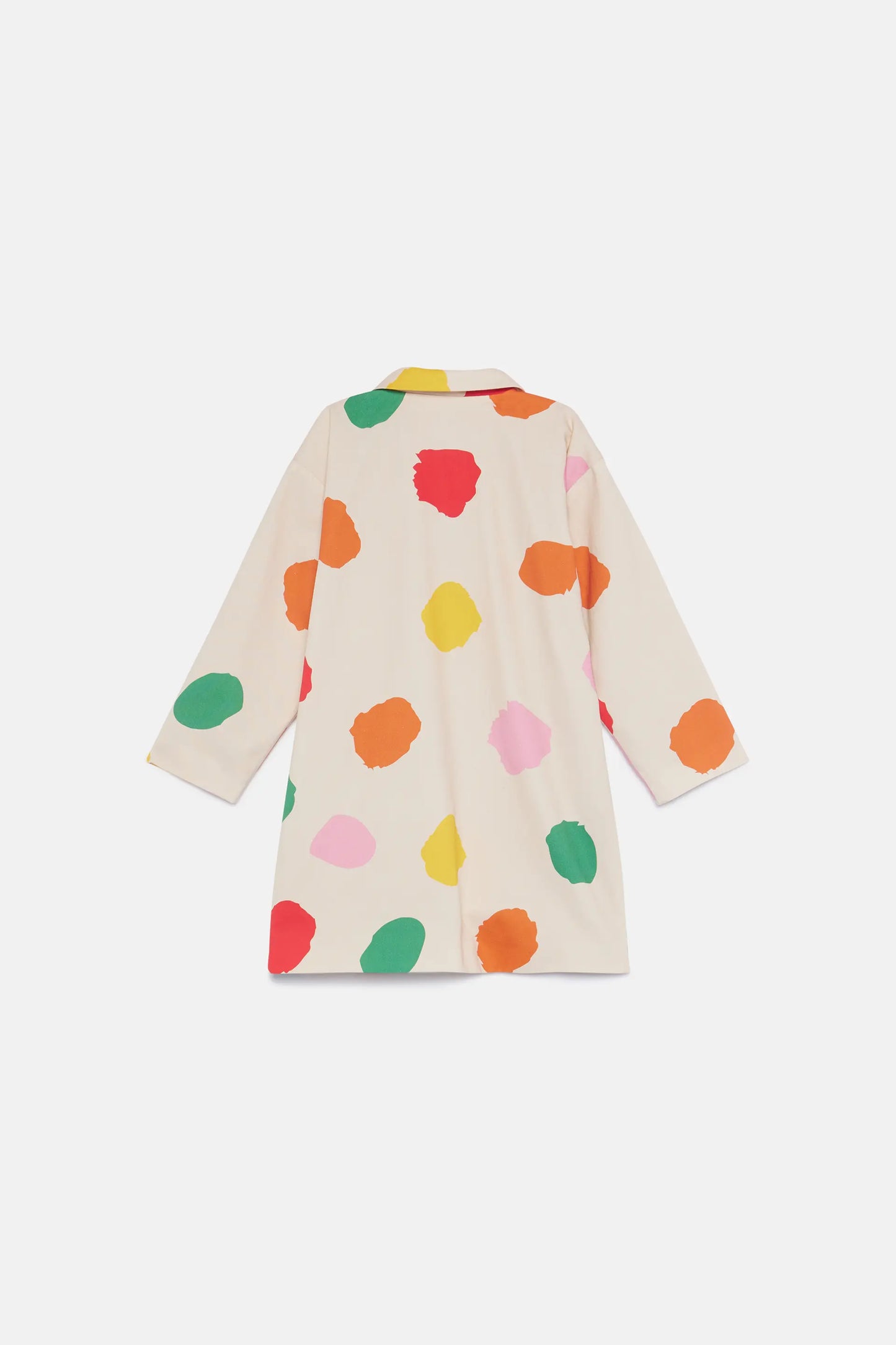 Macula unisex polka dot trench coat