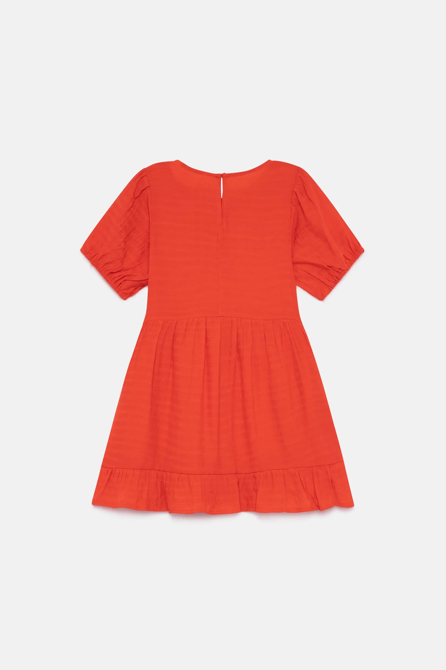 Short orange girl's dress