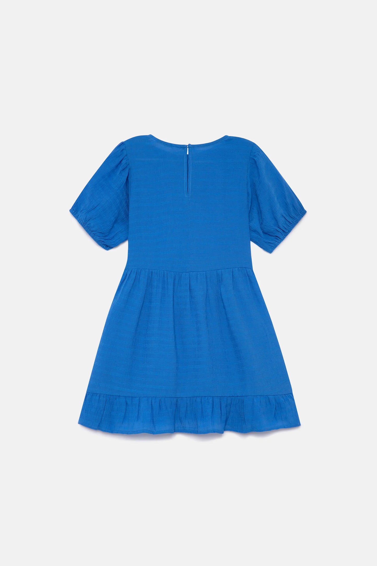 Short blue girl's dress