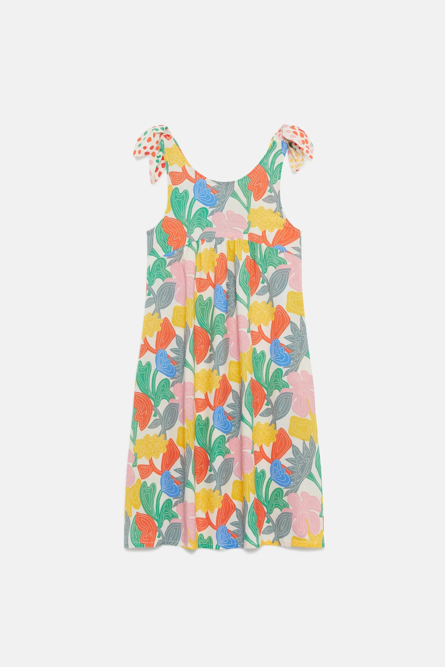 Vestido midi de niña floral Florere