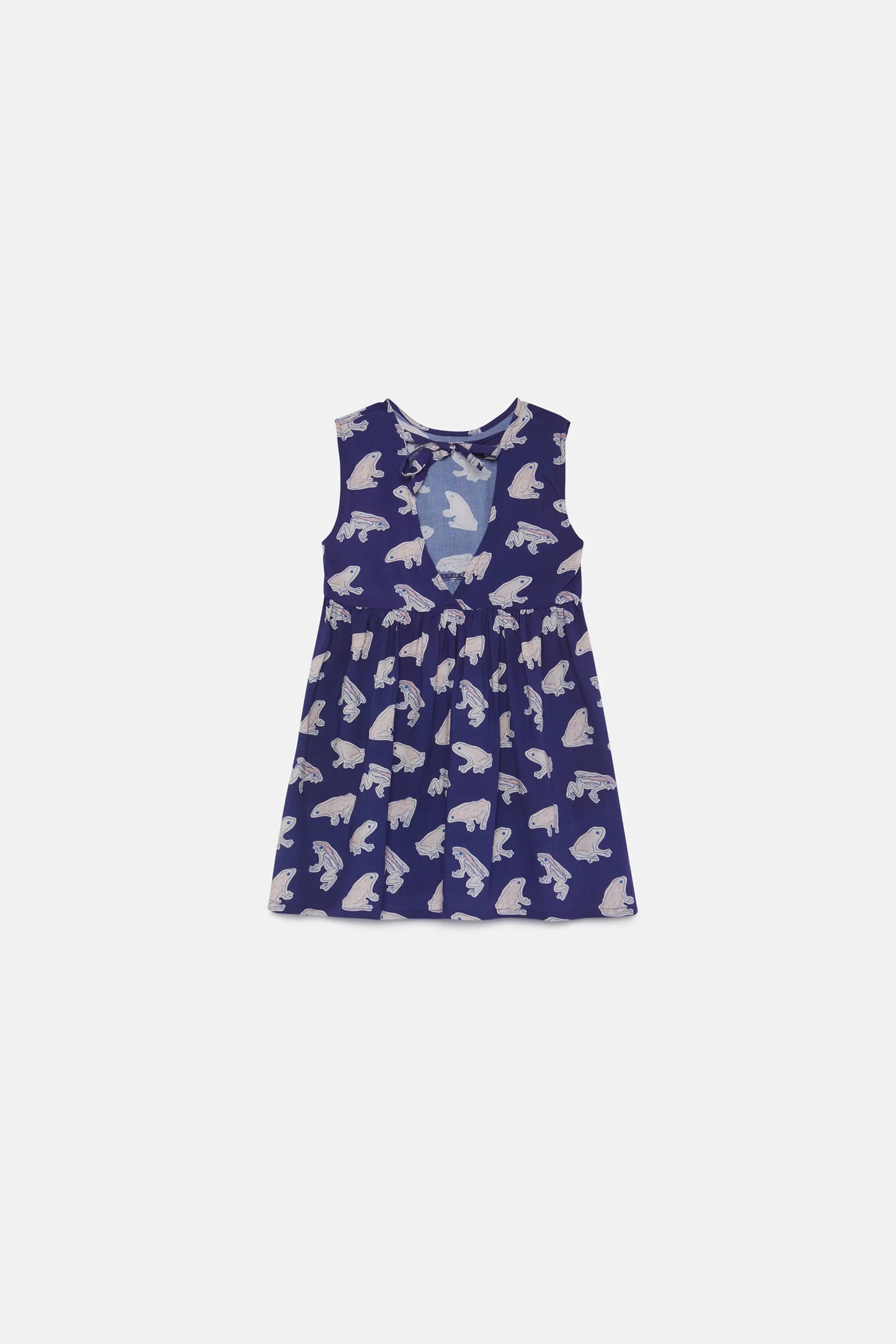 LENZING™ ECOVERO™ frog viscose girl's short dress