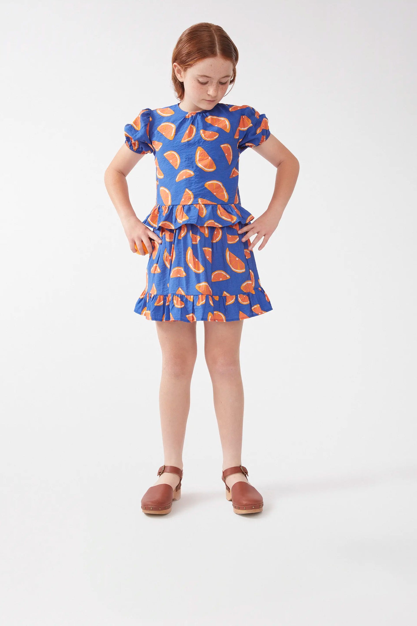 Top de niña estampado pomelos