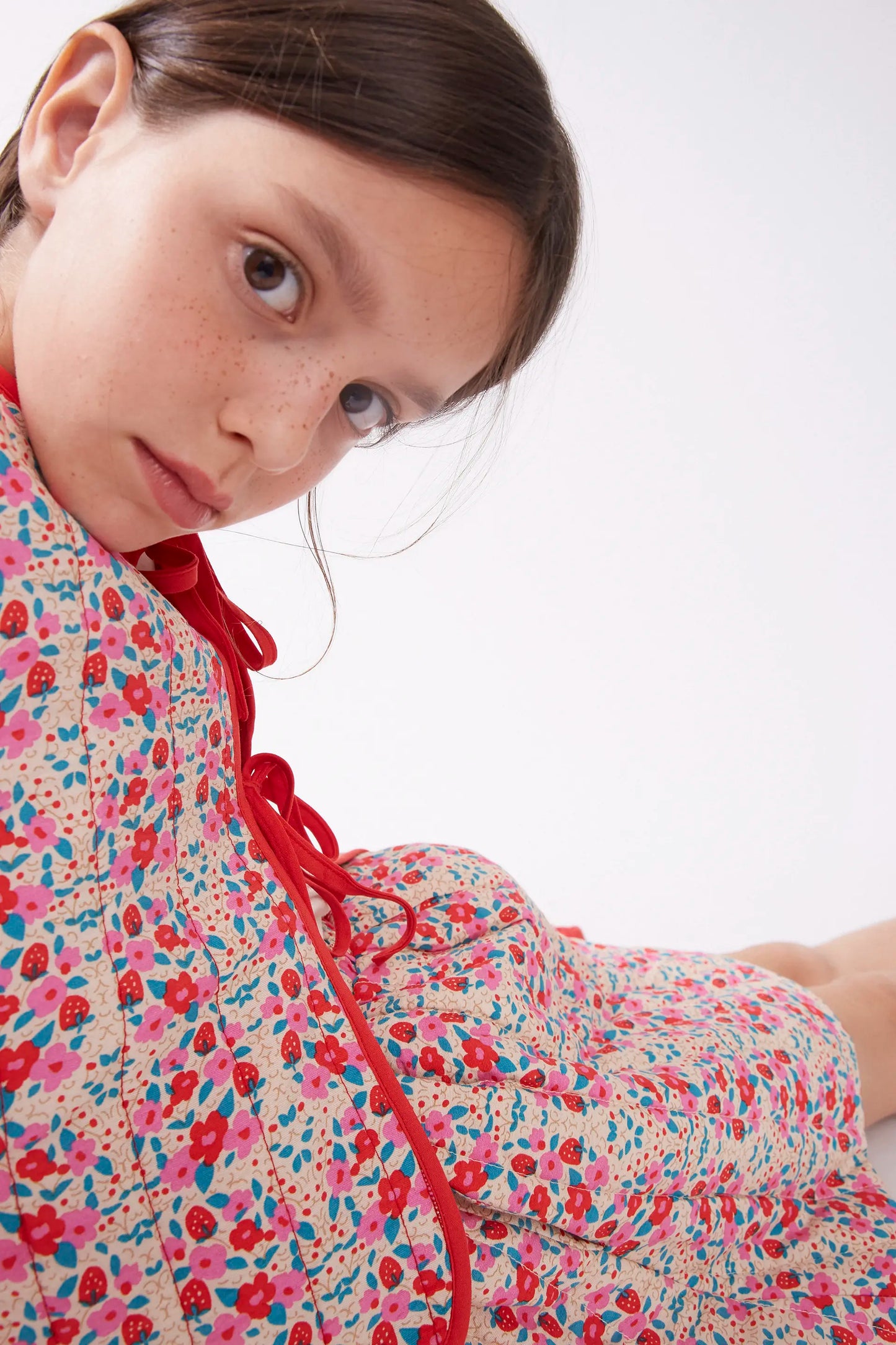 Gonna corta per bambine con stampa Sugar