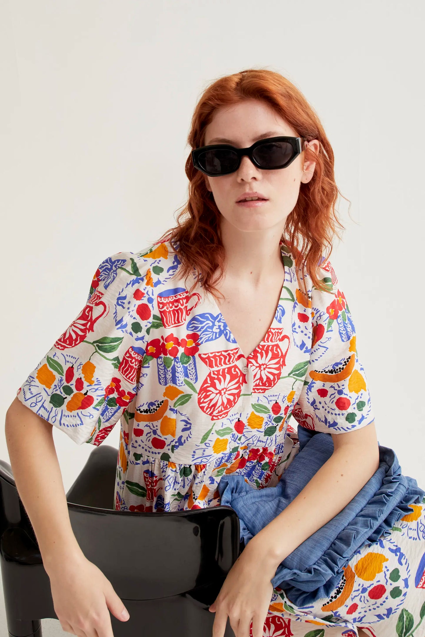 Vestido midi con estampado Lush
