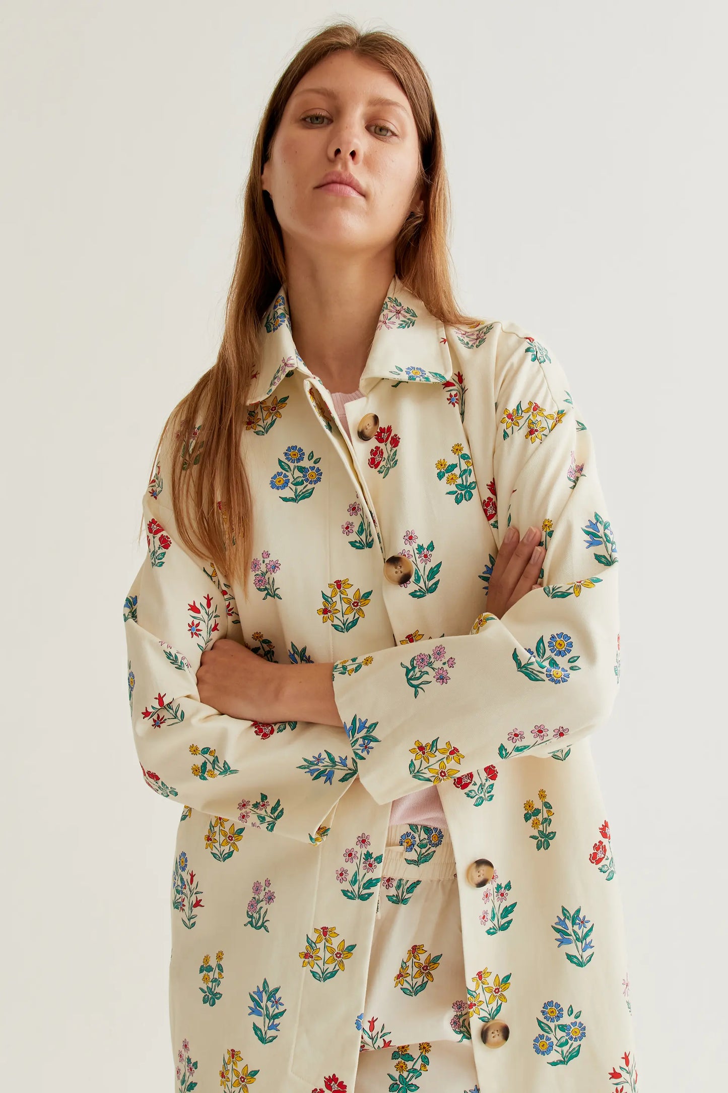 Gabardina con estampado Gardener