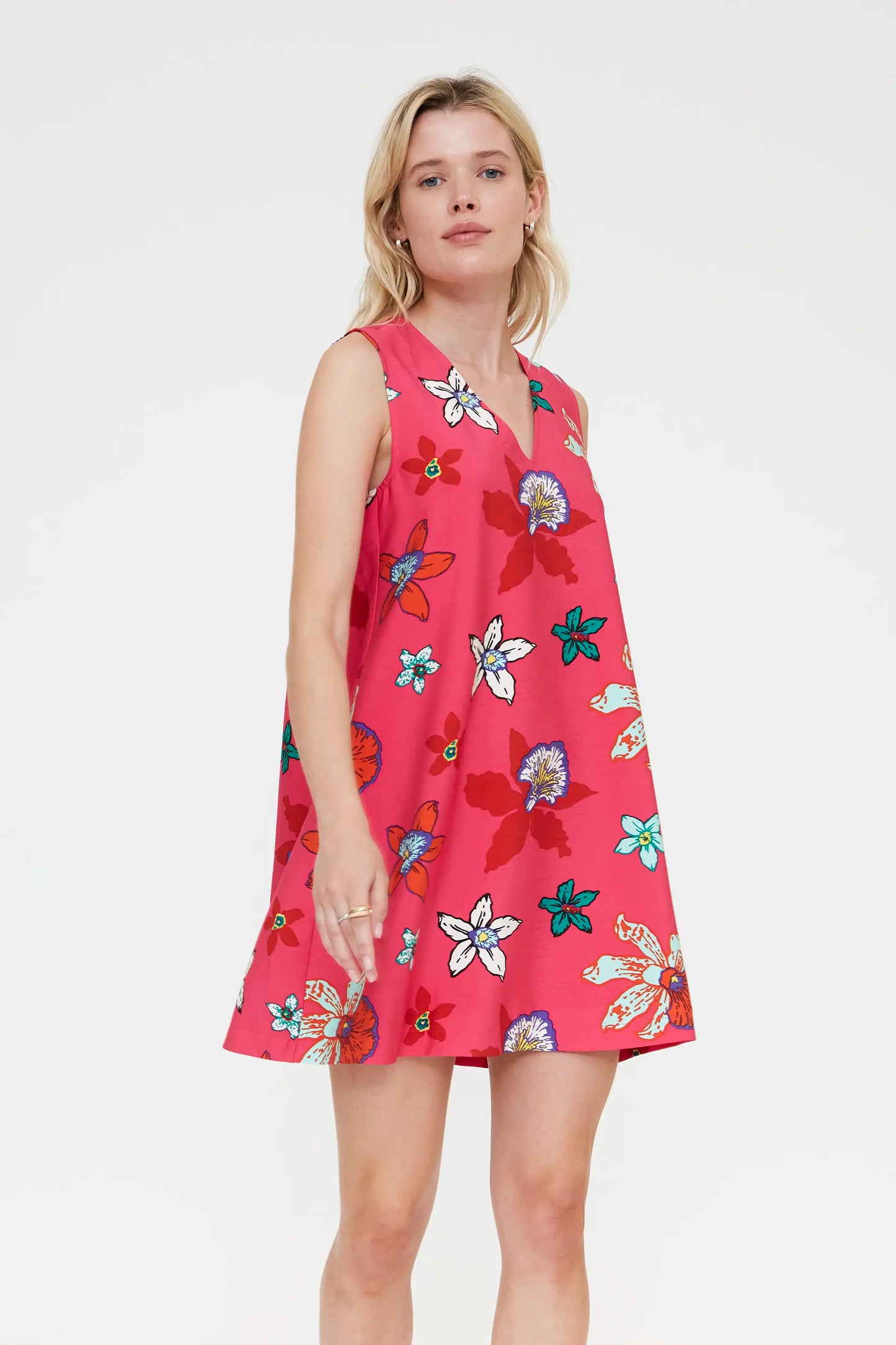 Vestido corto con estampado Vanda