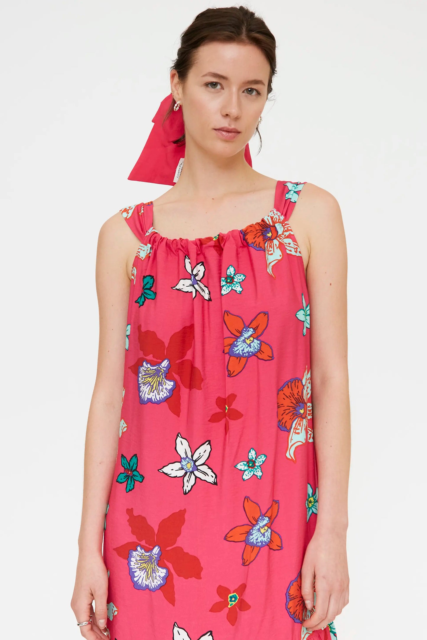 Vanda print maxi dress