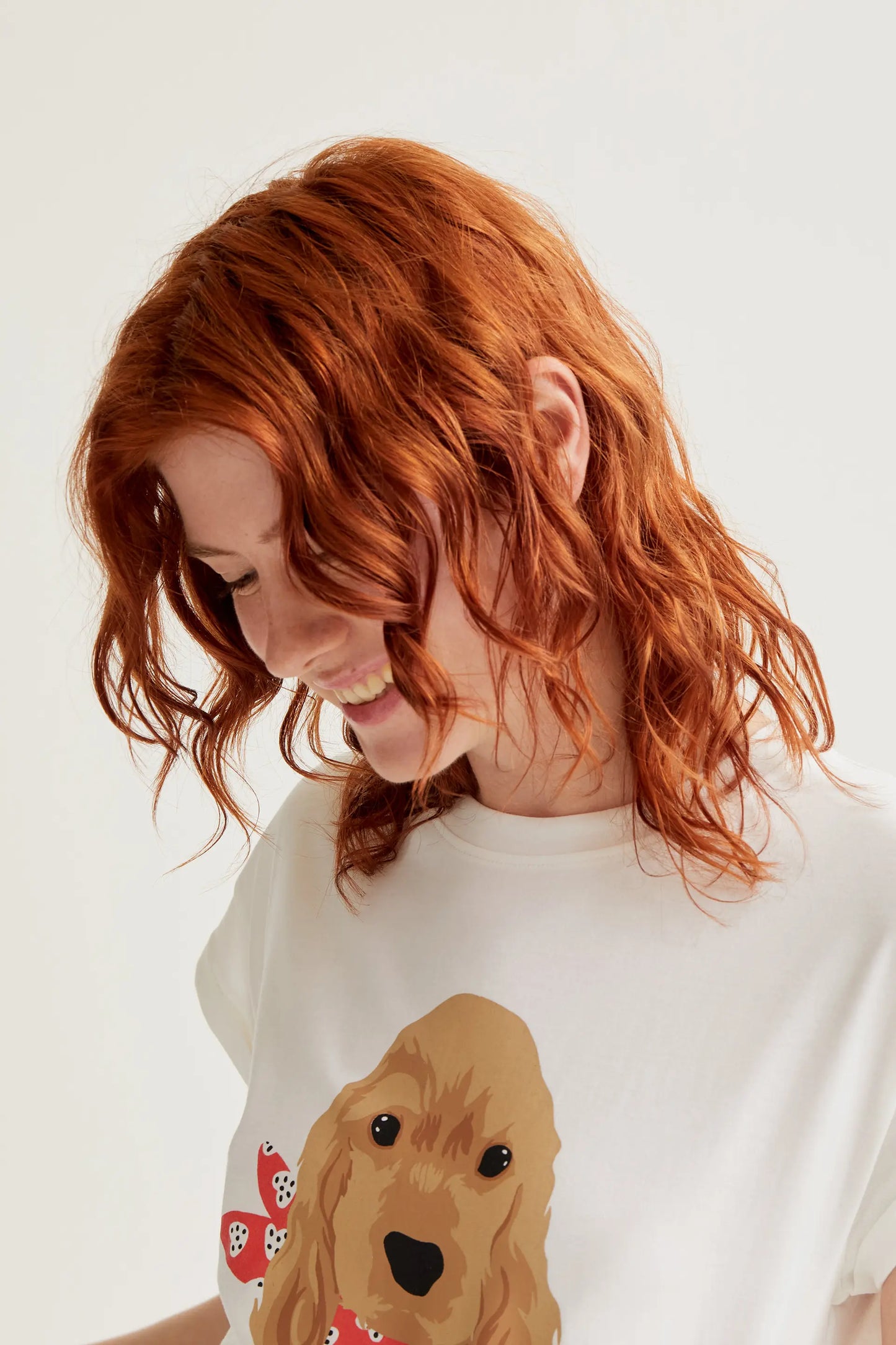 T-shirt with Cocker Spaniel print