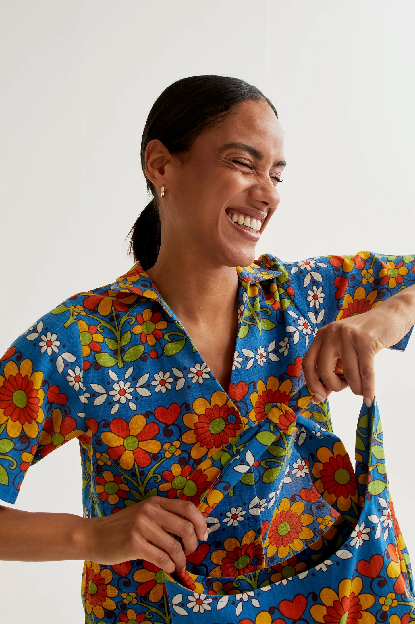 Camisa con estampado Garden