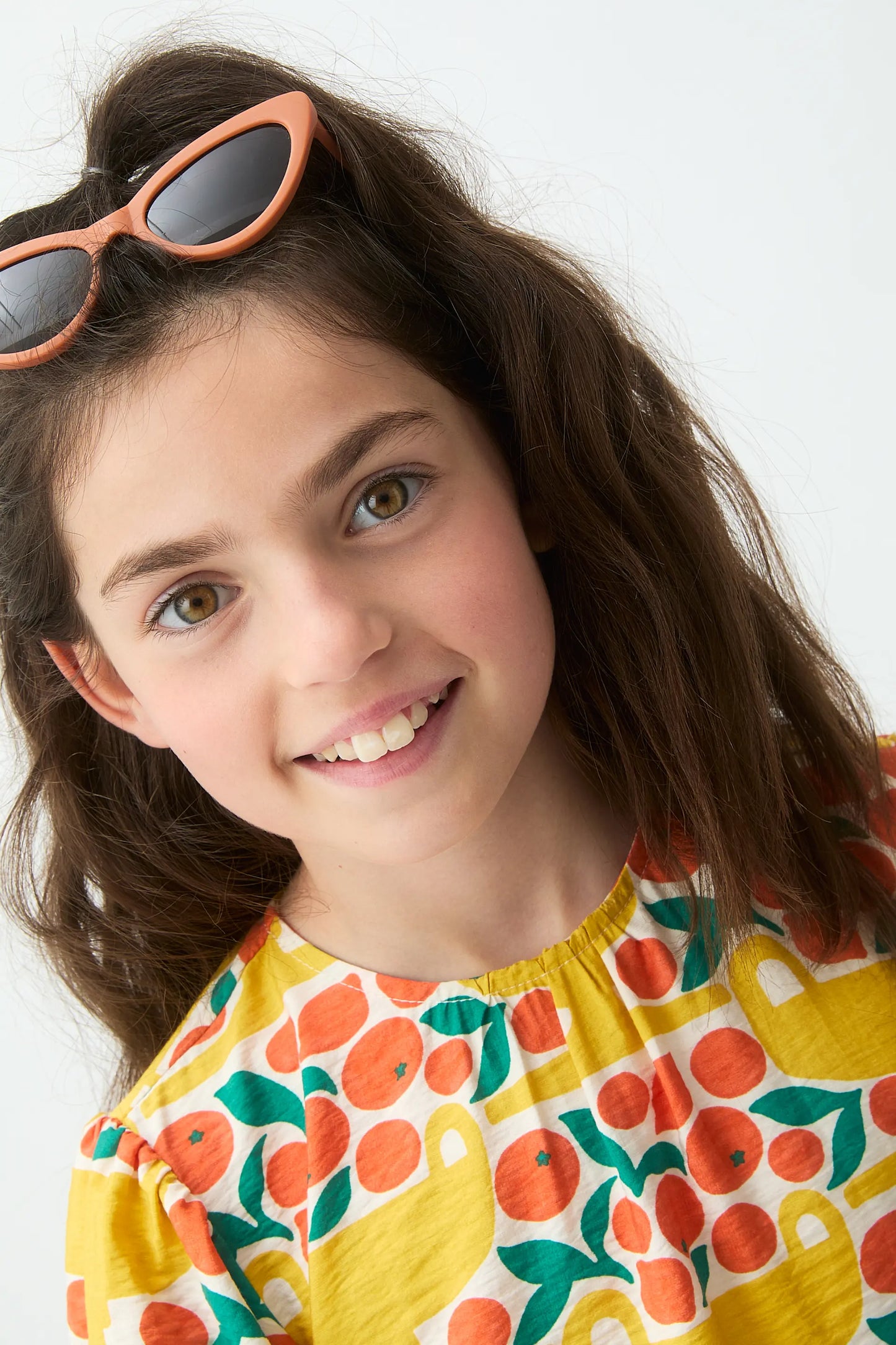 Top de niña con estampado Citrus