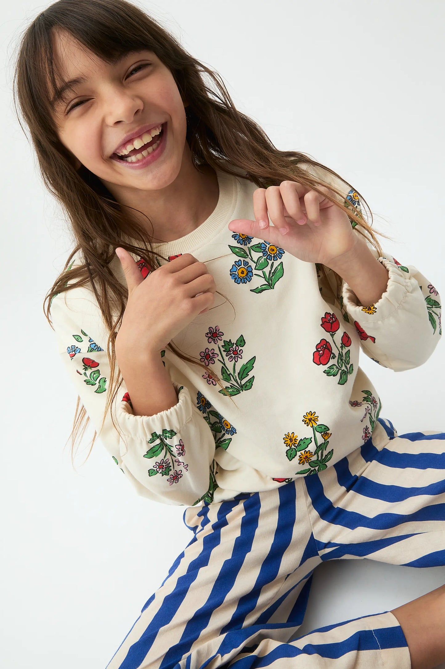 Girls' sweatshirt with Gardener print