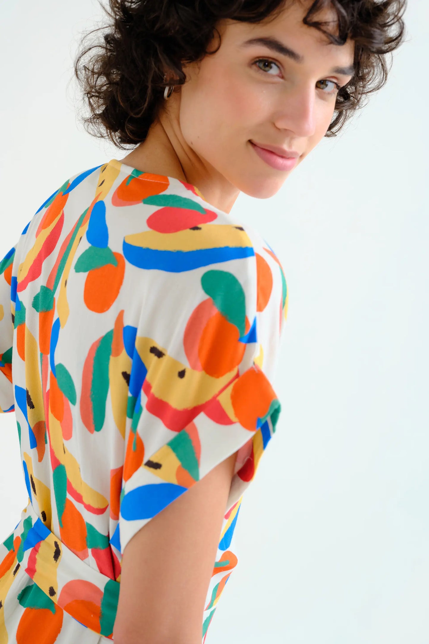 Tutti Frutti Small Print LENZING™ ECOVERO™ Dress