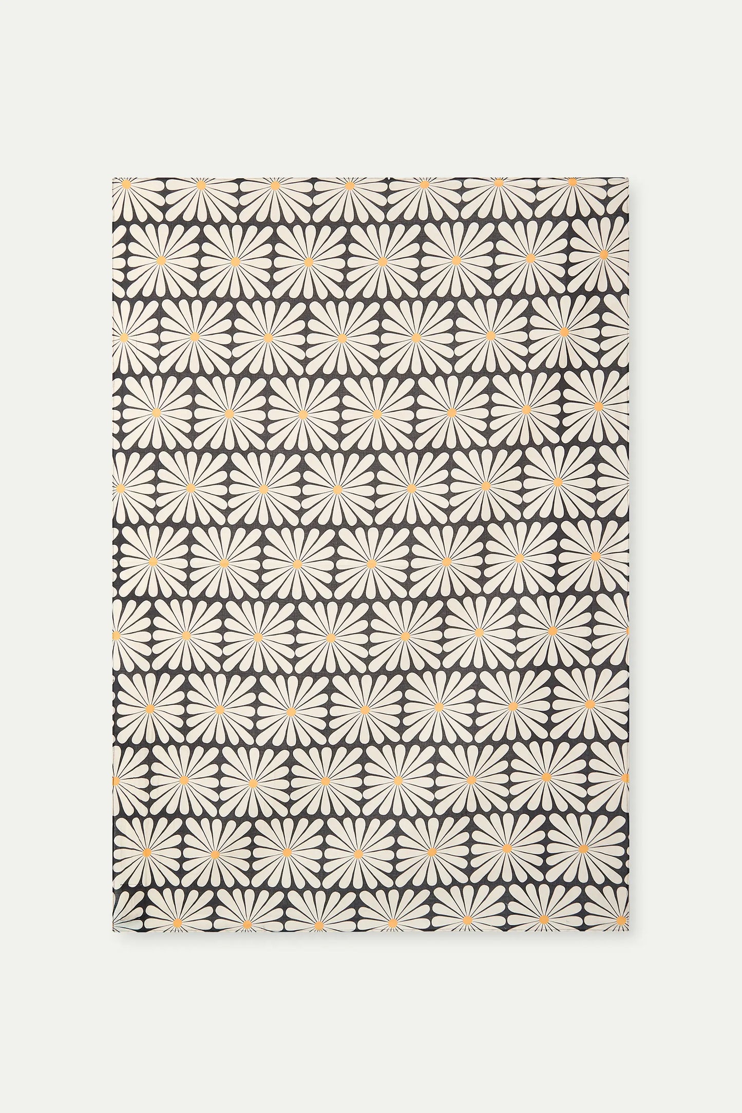 Pareo con stampa Olive Flower Black