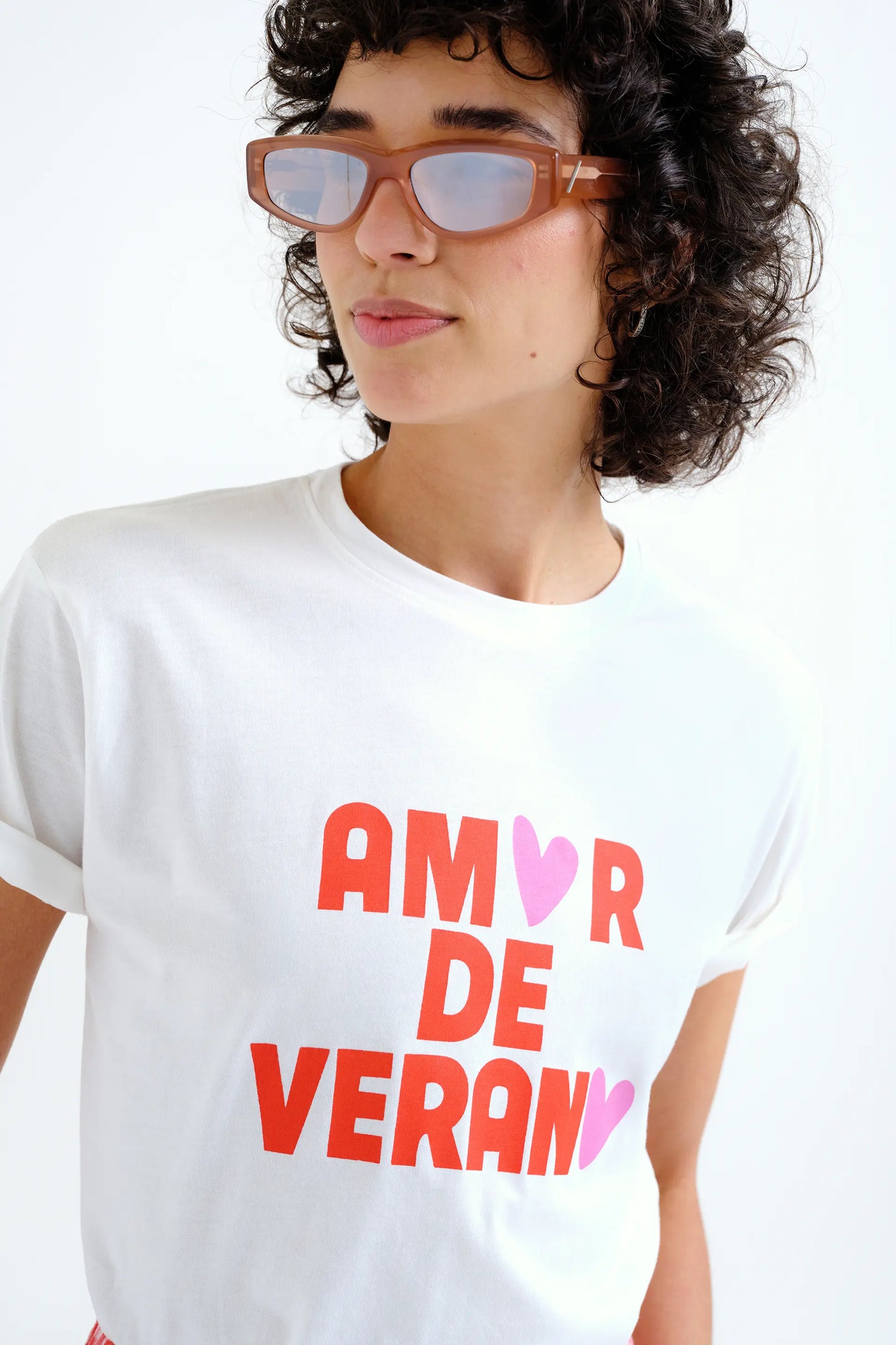 Camiseta con estampado "Amor de Verano"