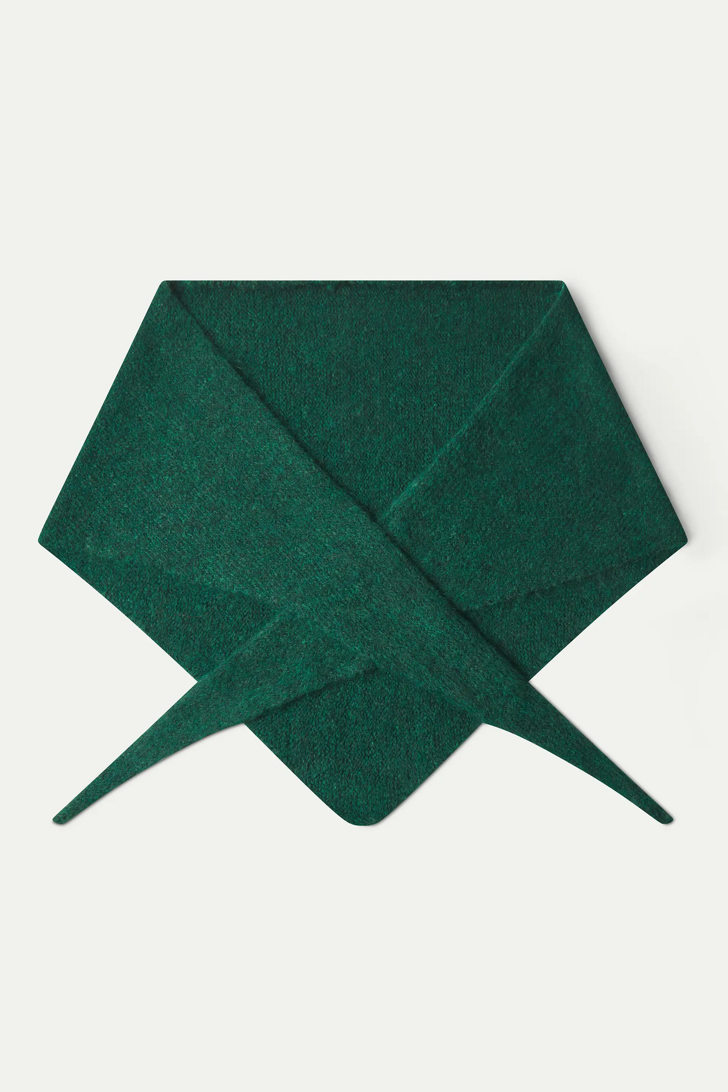 Bandana triangular verde oscuro