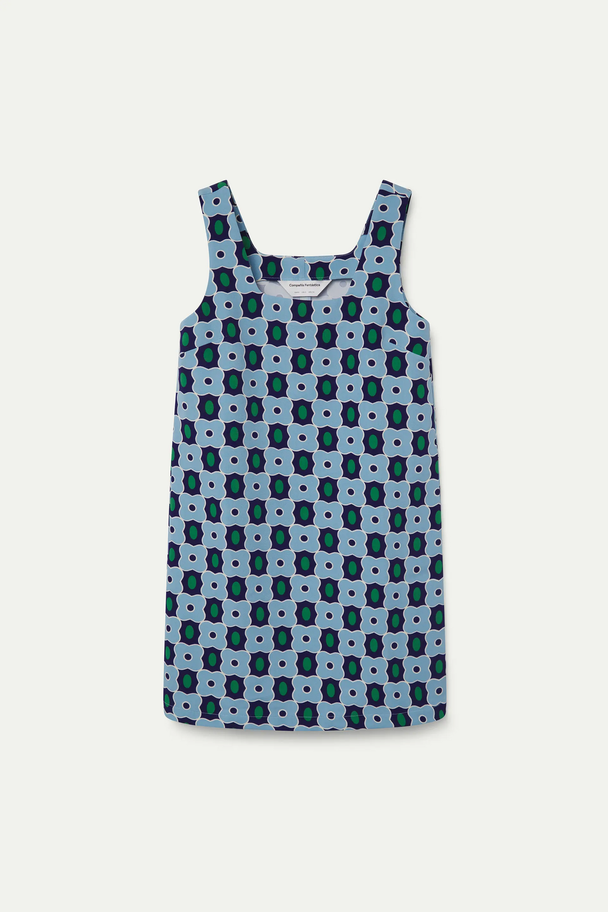 Vestido corto con estampado Inverness