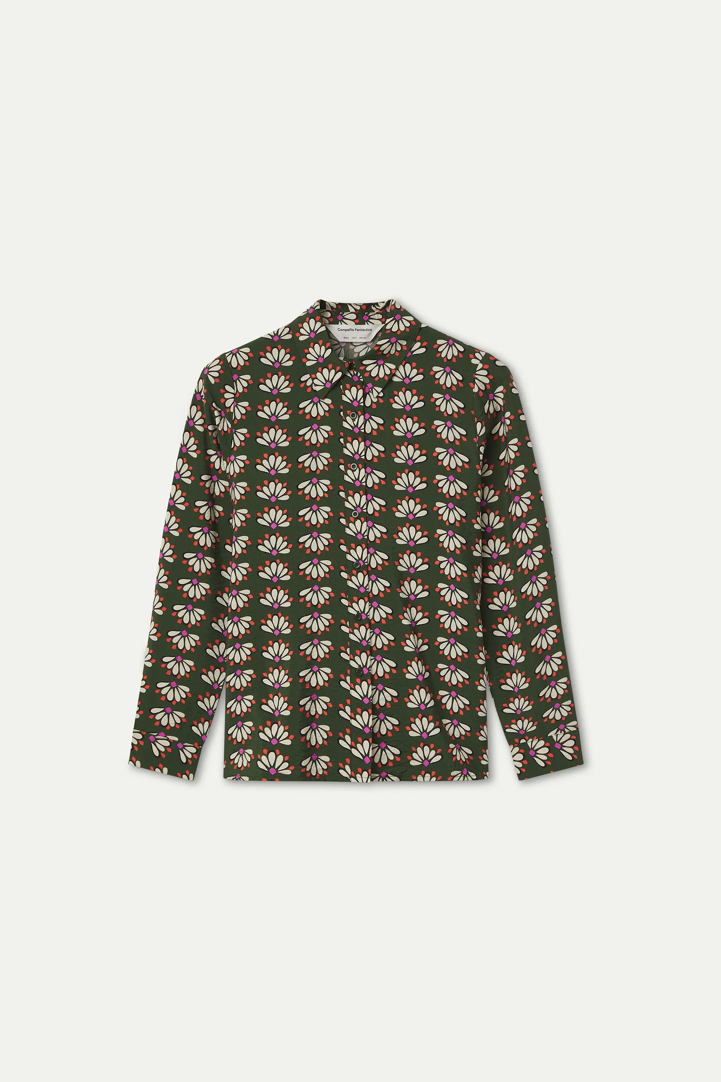 Camisa con estampado Geometry