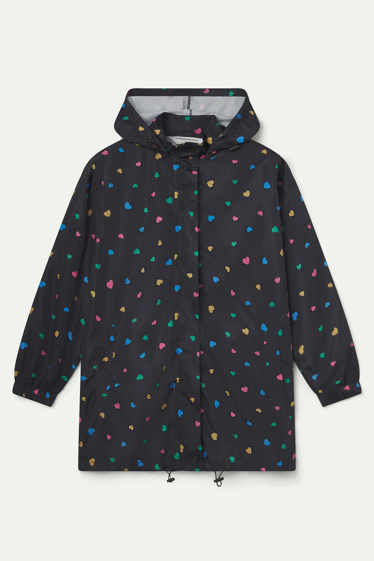 Chaqueta con capucha estampado Candy