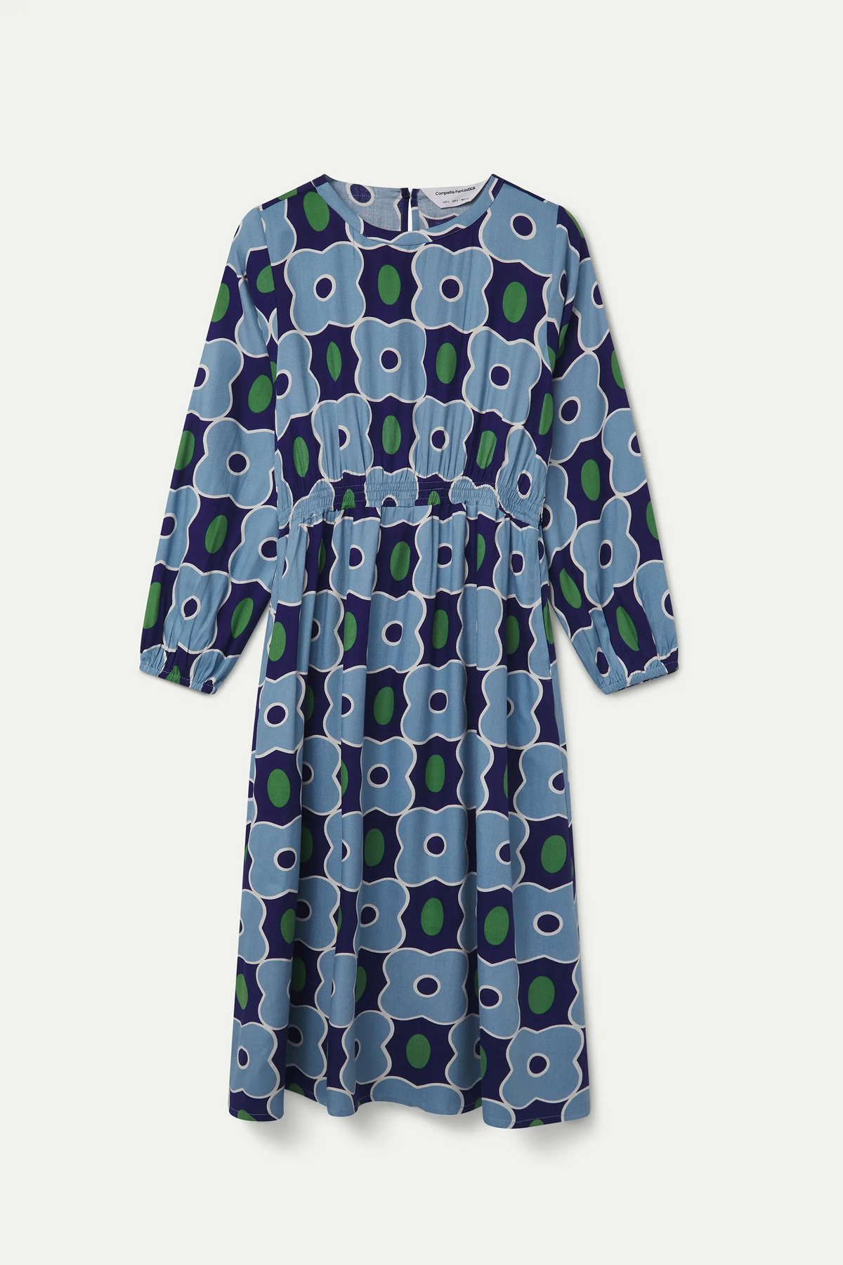 Vestido midi con estampado Inverness