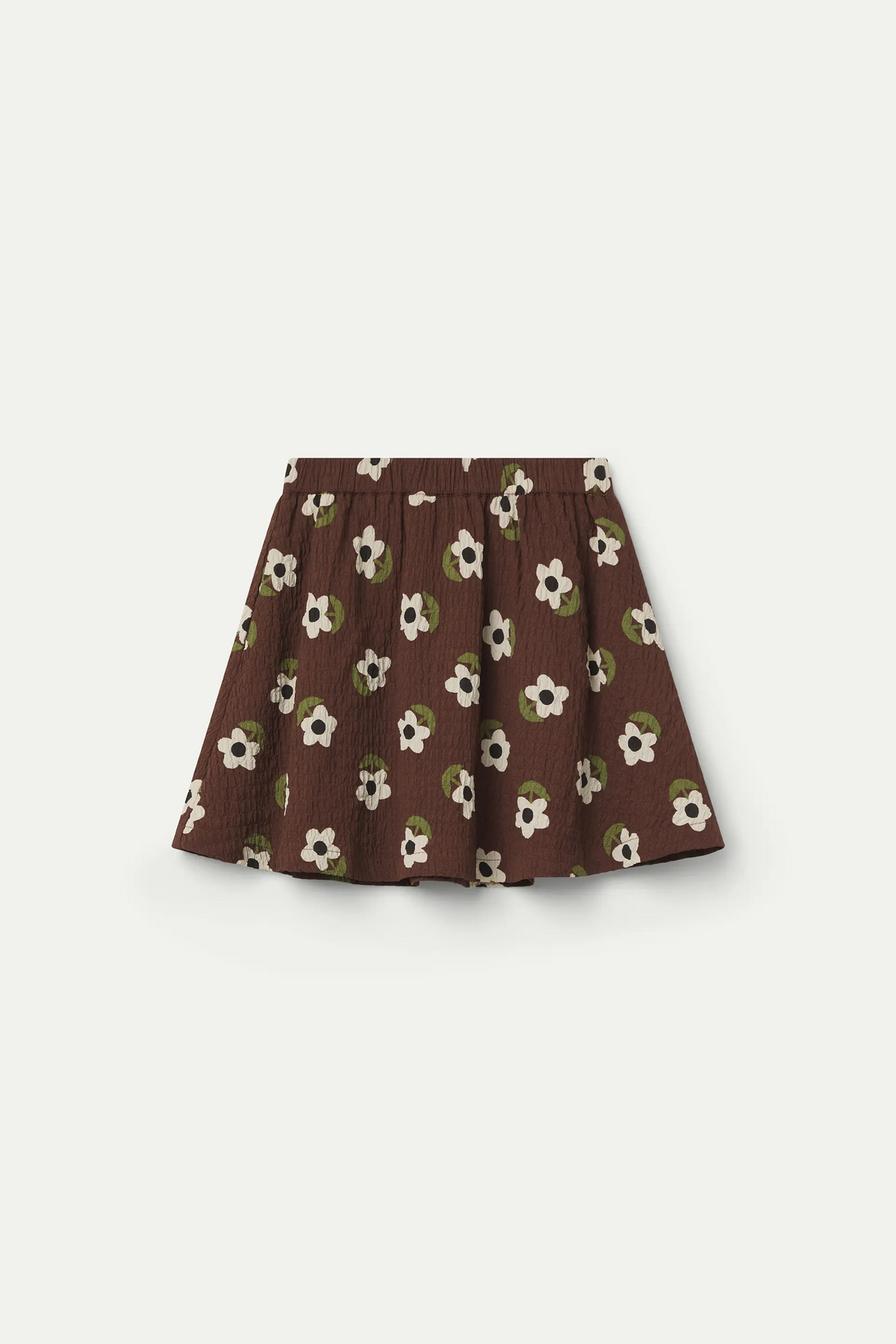 Falda corta de niña con estampado Santini