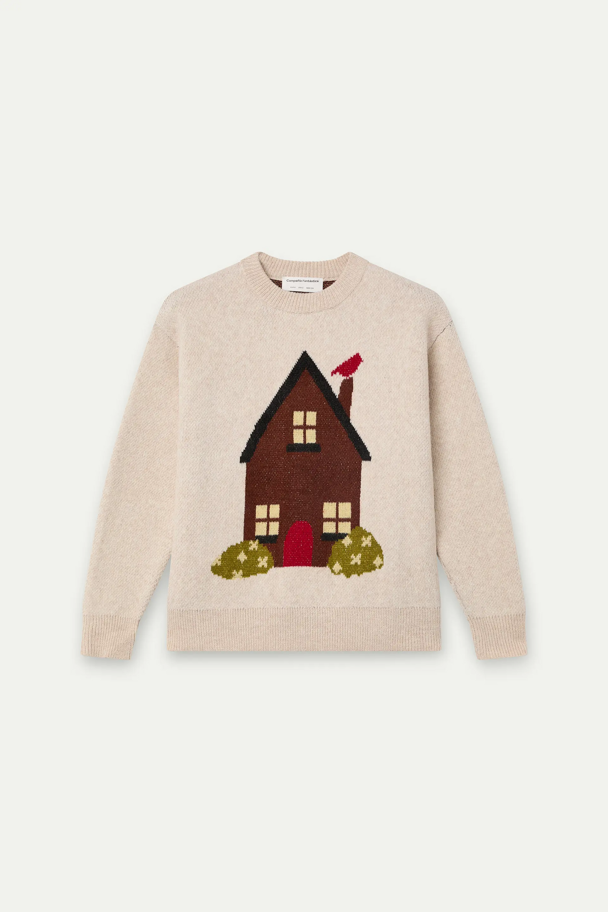 Jersey punto con estampado Casa