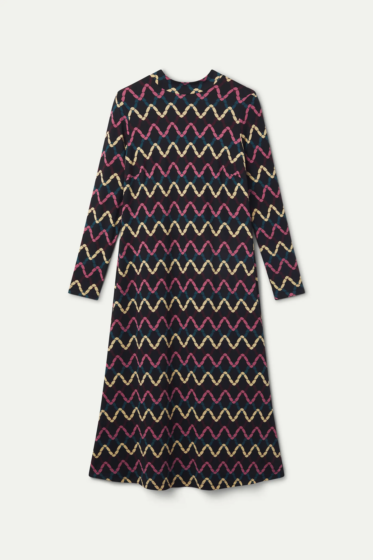 Vestido midi con estampado Skein