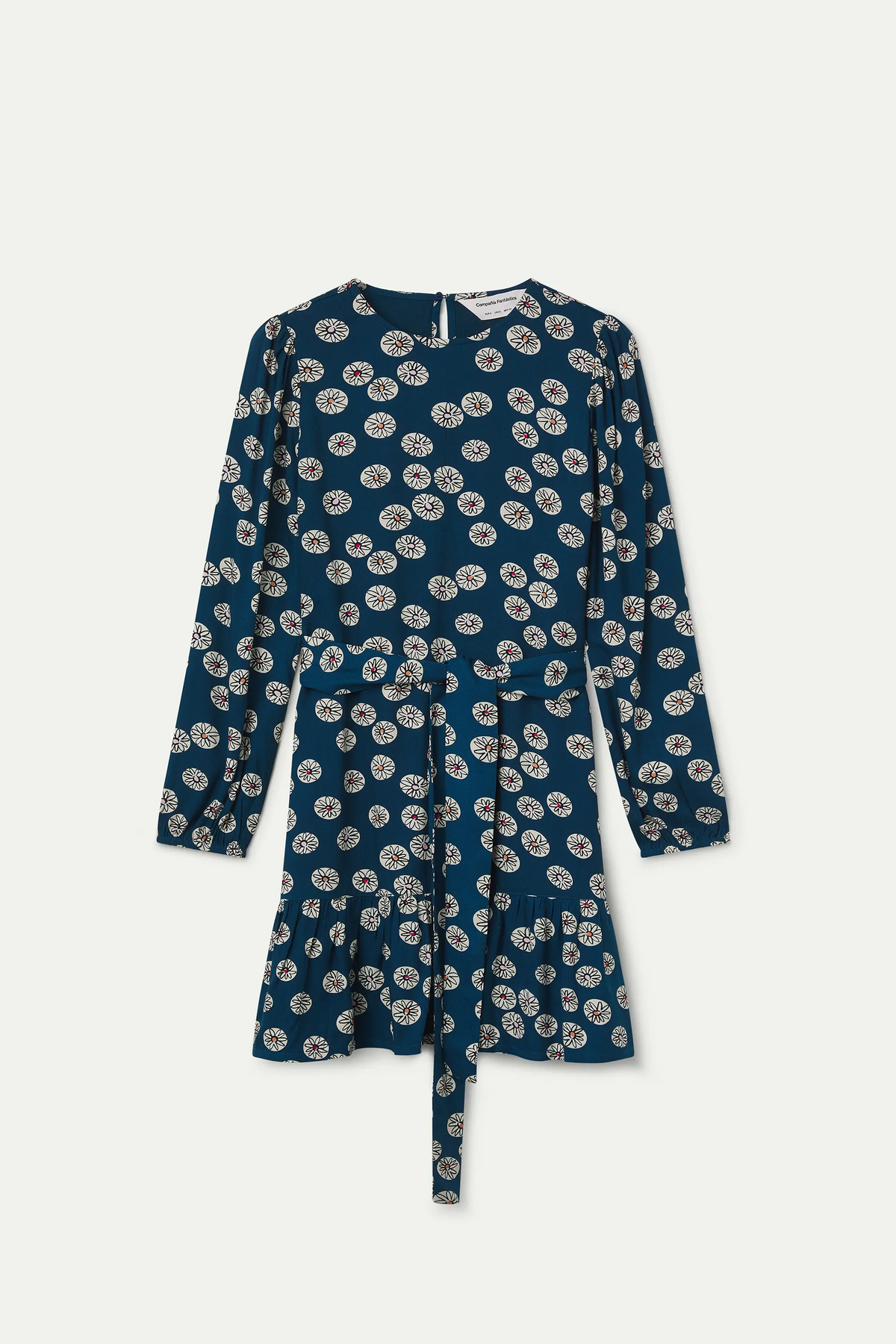 Vestido corto con estampado Carthamus
