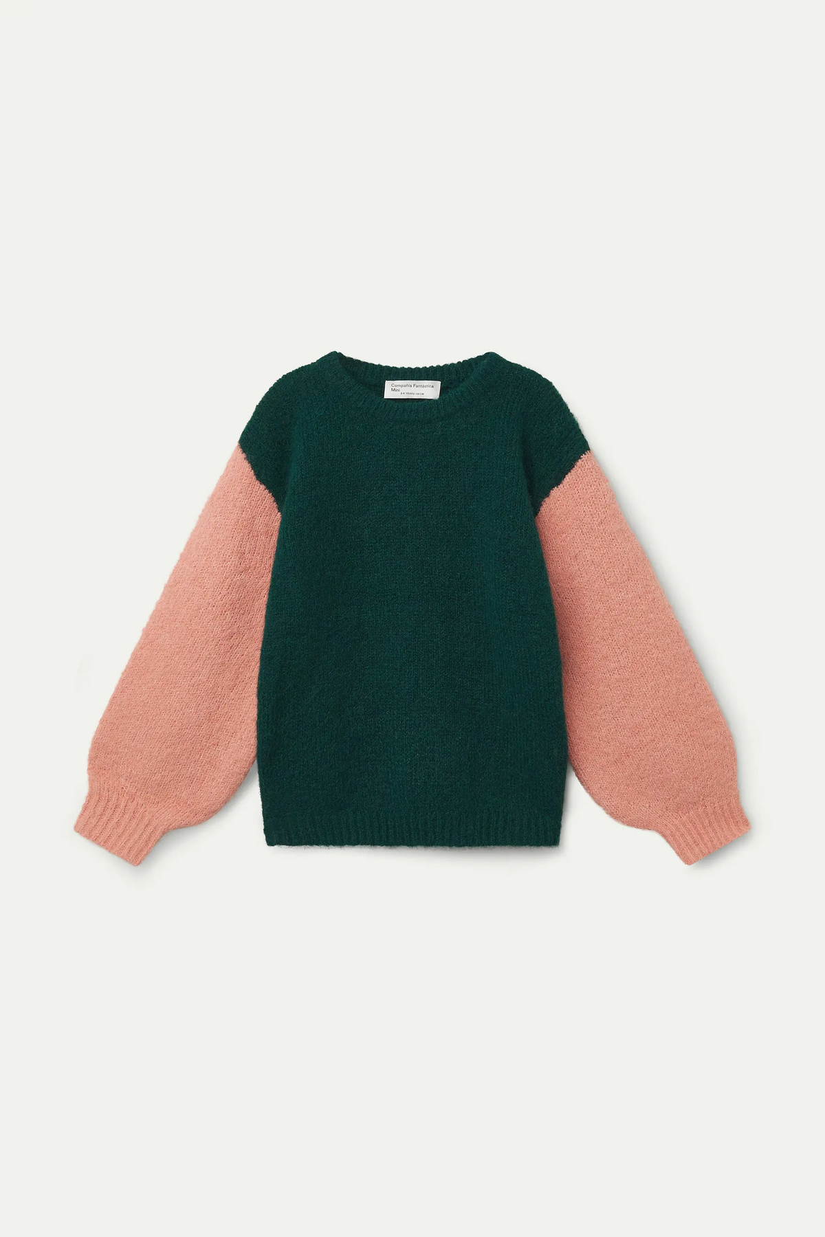 Jersey unisex bicolor verde oscuro y rosa