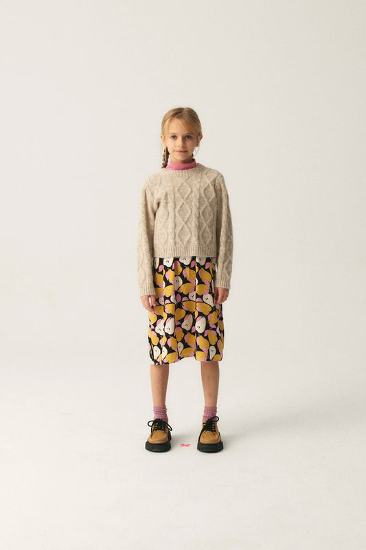 Jersey unisex de aranes beige