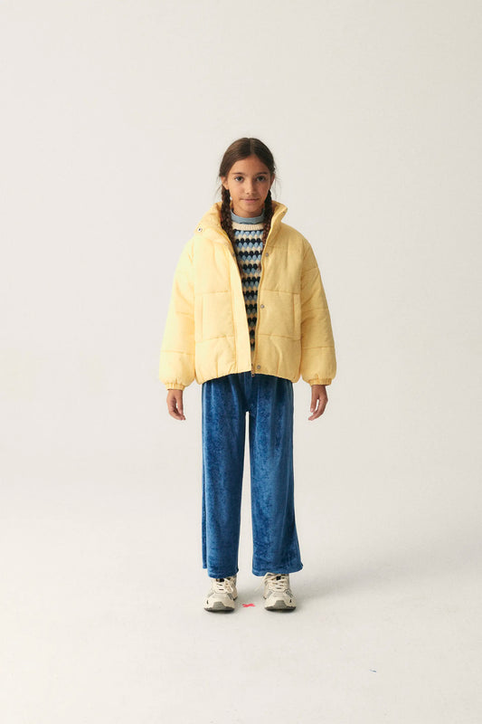 Pantaloni unisex in velluto blu
