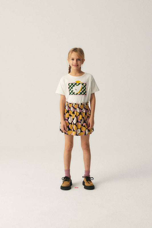 Camiseta unisex de algodón con gráfica de pera