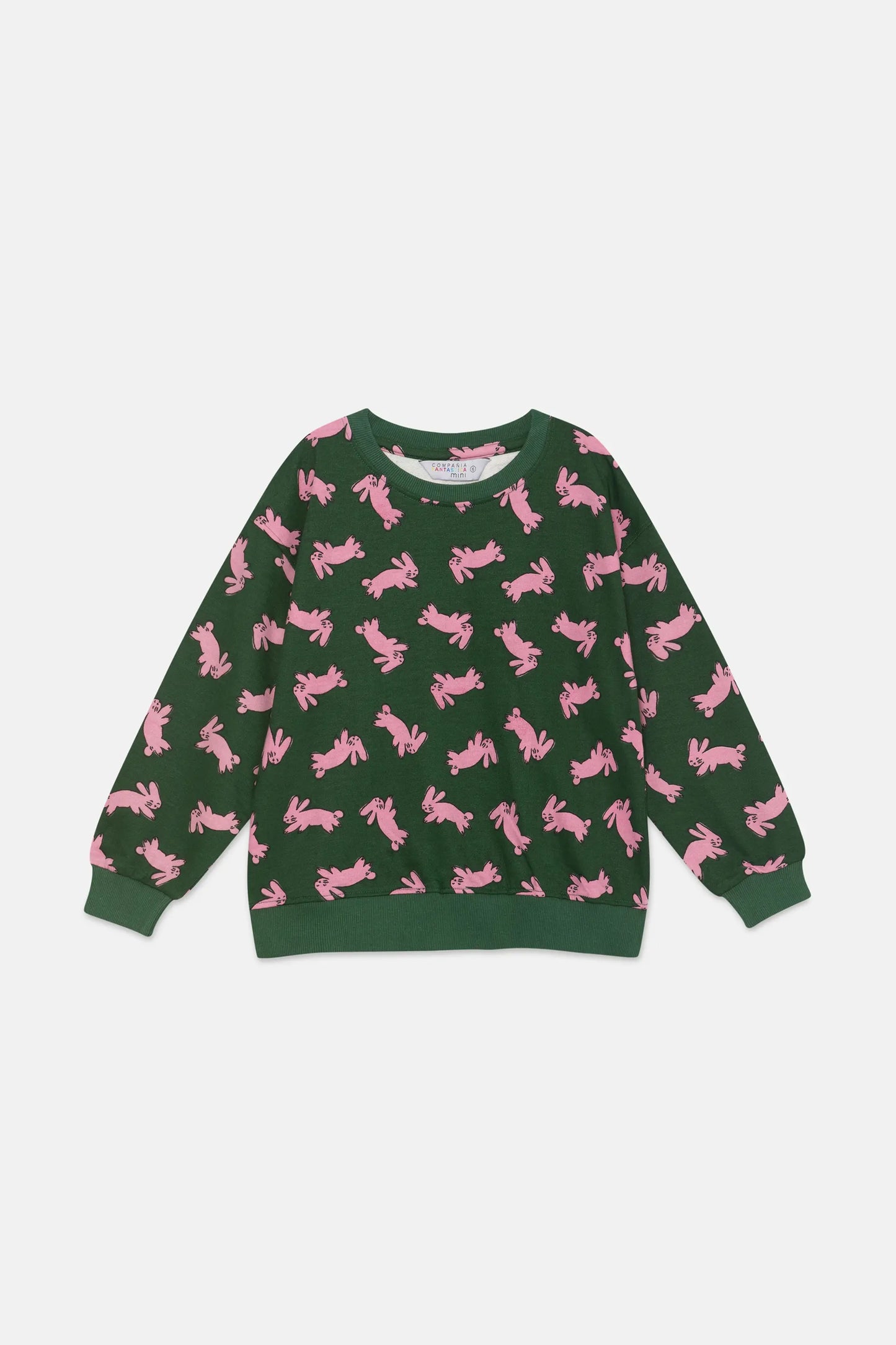 Sudadera unisex de felpa con estampado de conejos