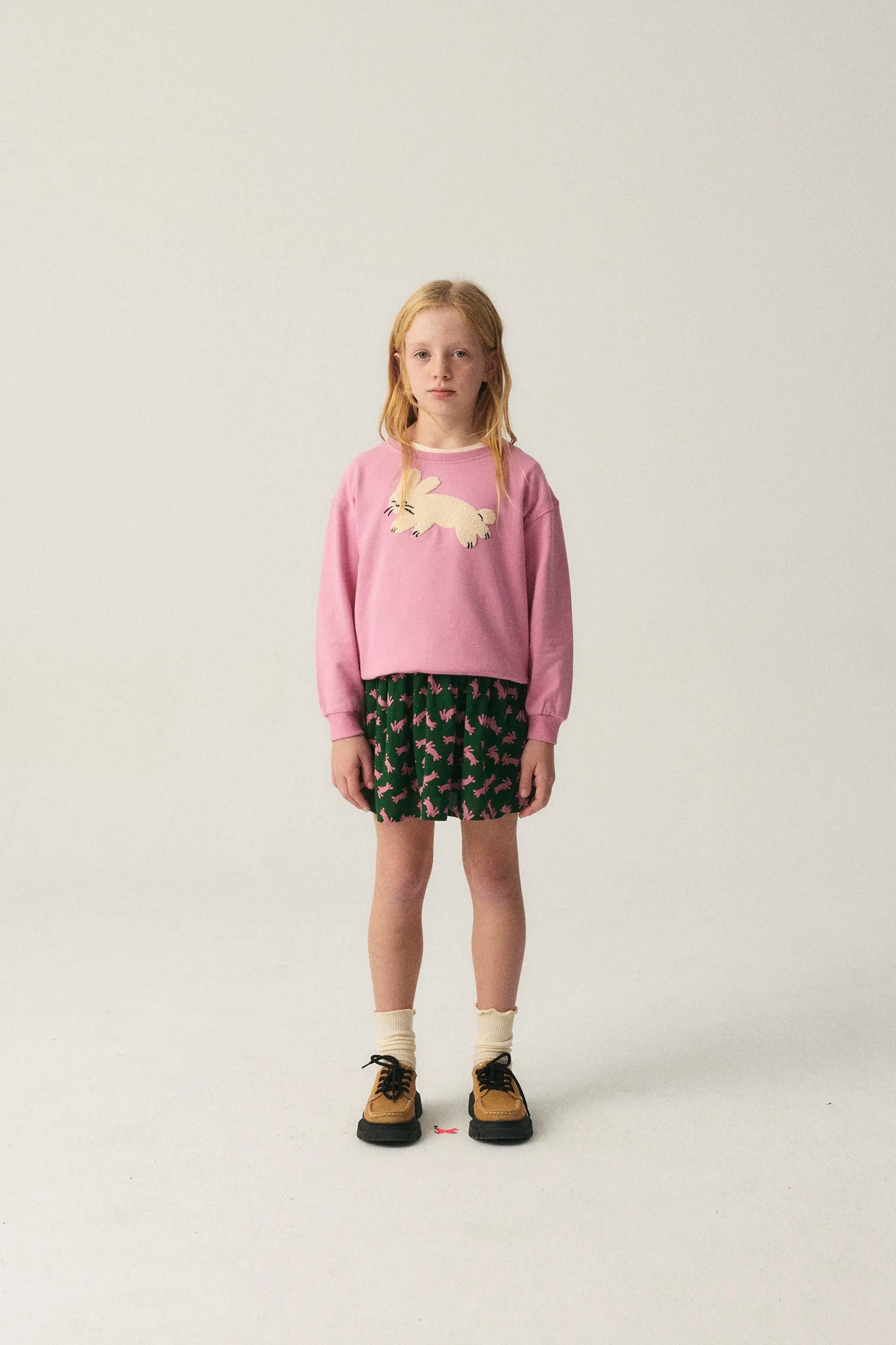 Unisex Rabbit Graphic Plush Sweatshirt