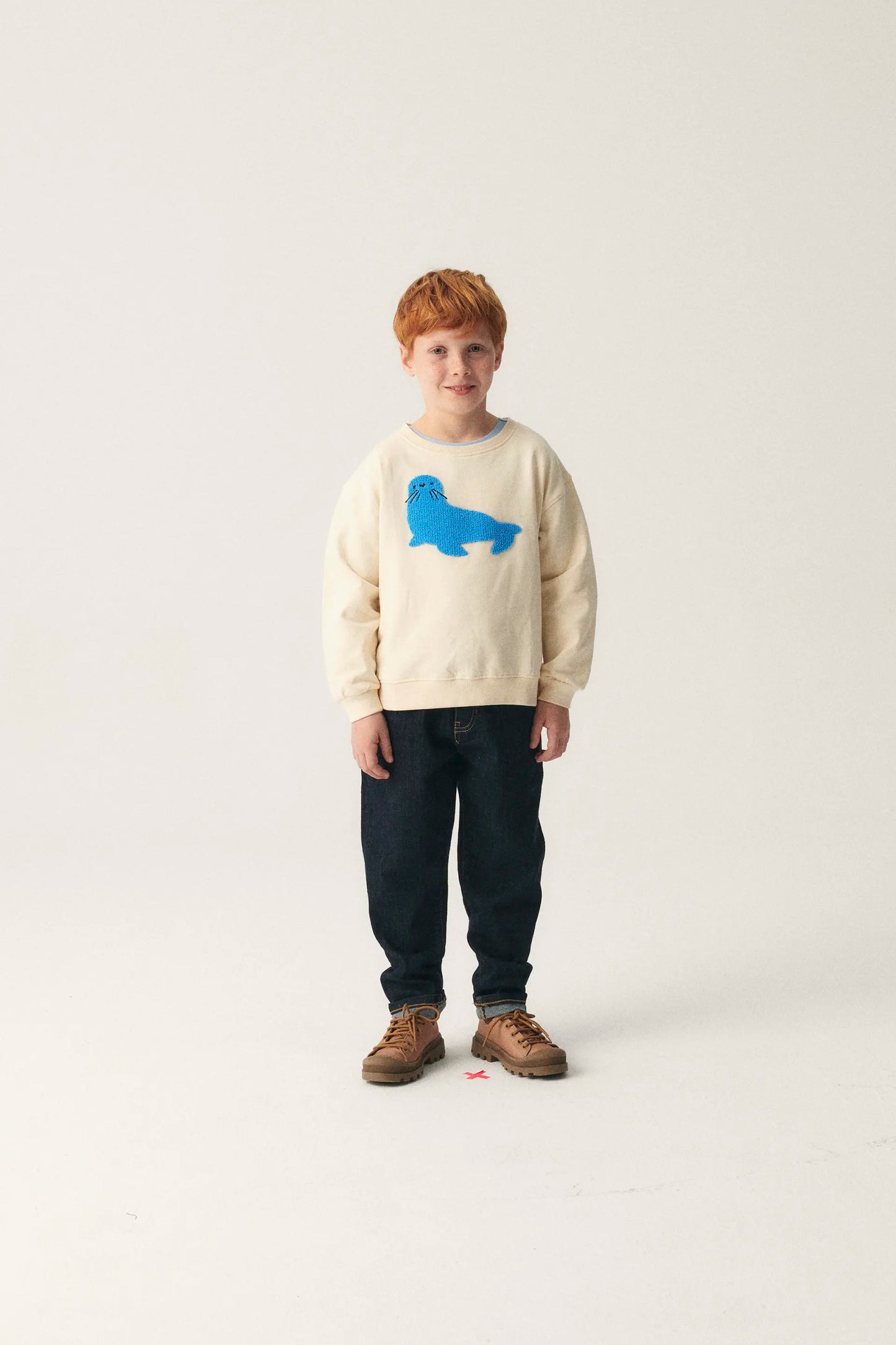 Unisex Plush Seal Graphic Sweatshirt