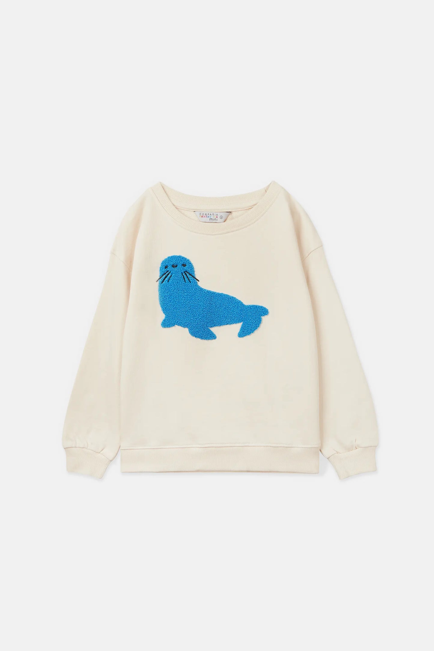 Unisex Plush Seal Graphic Sweatshirt