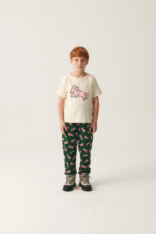 Joggers unisex con stampa di coniglio