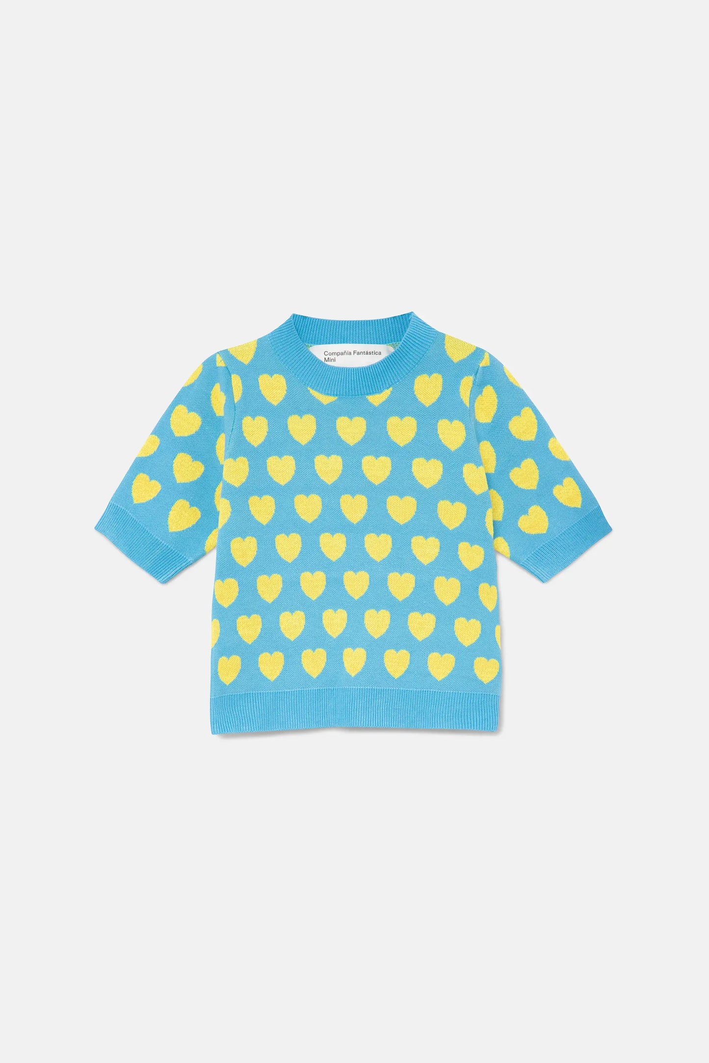 Jersey de niña estampado corazones