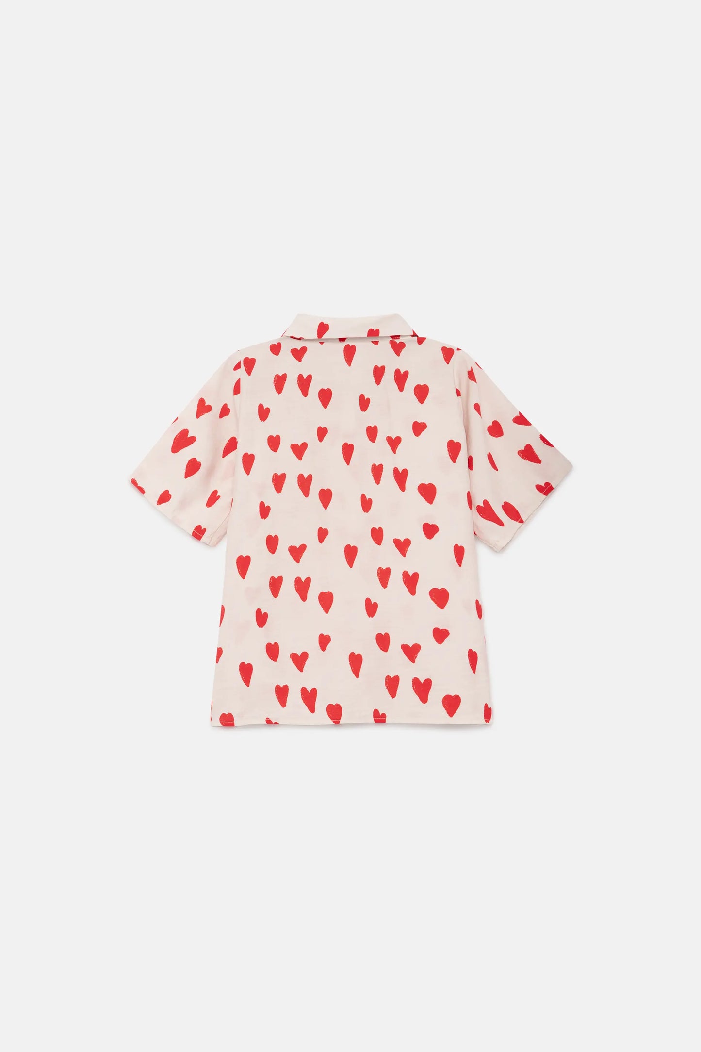 Maglietta da bambina con stampa di cuori