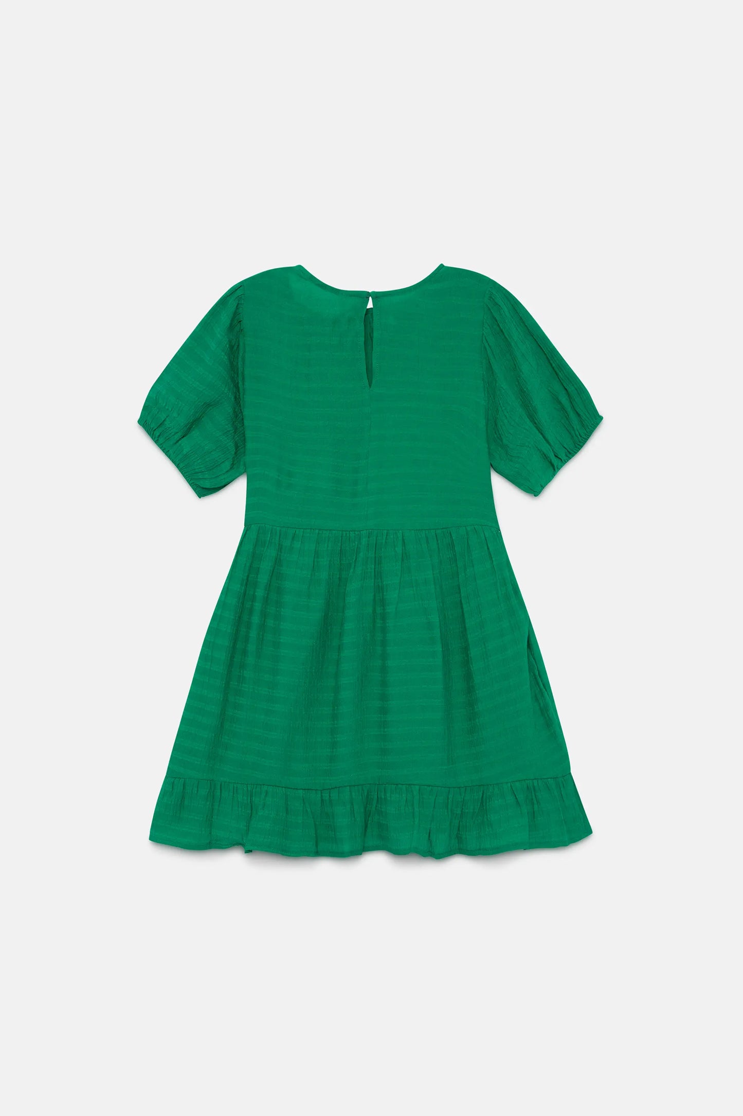 Vestido corto de niña verde