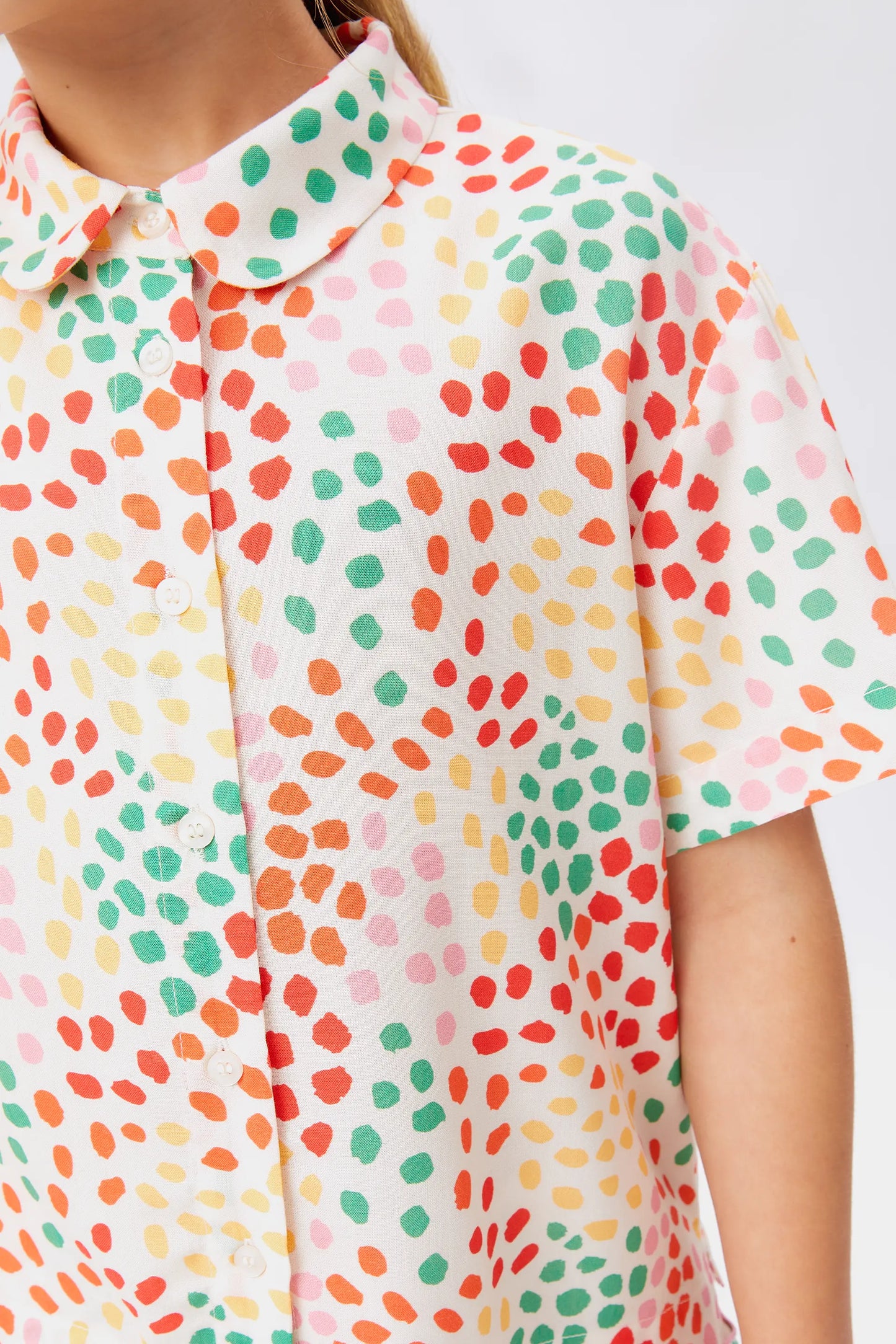 Camisa de niña lunares Macula