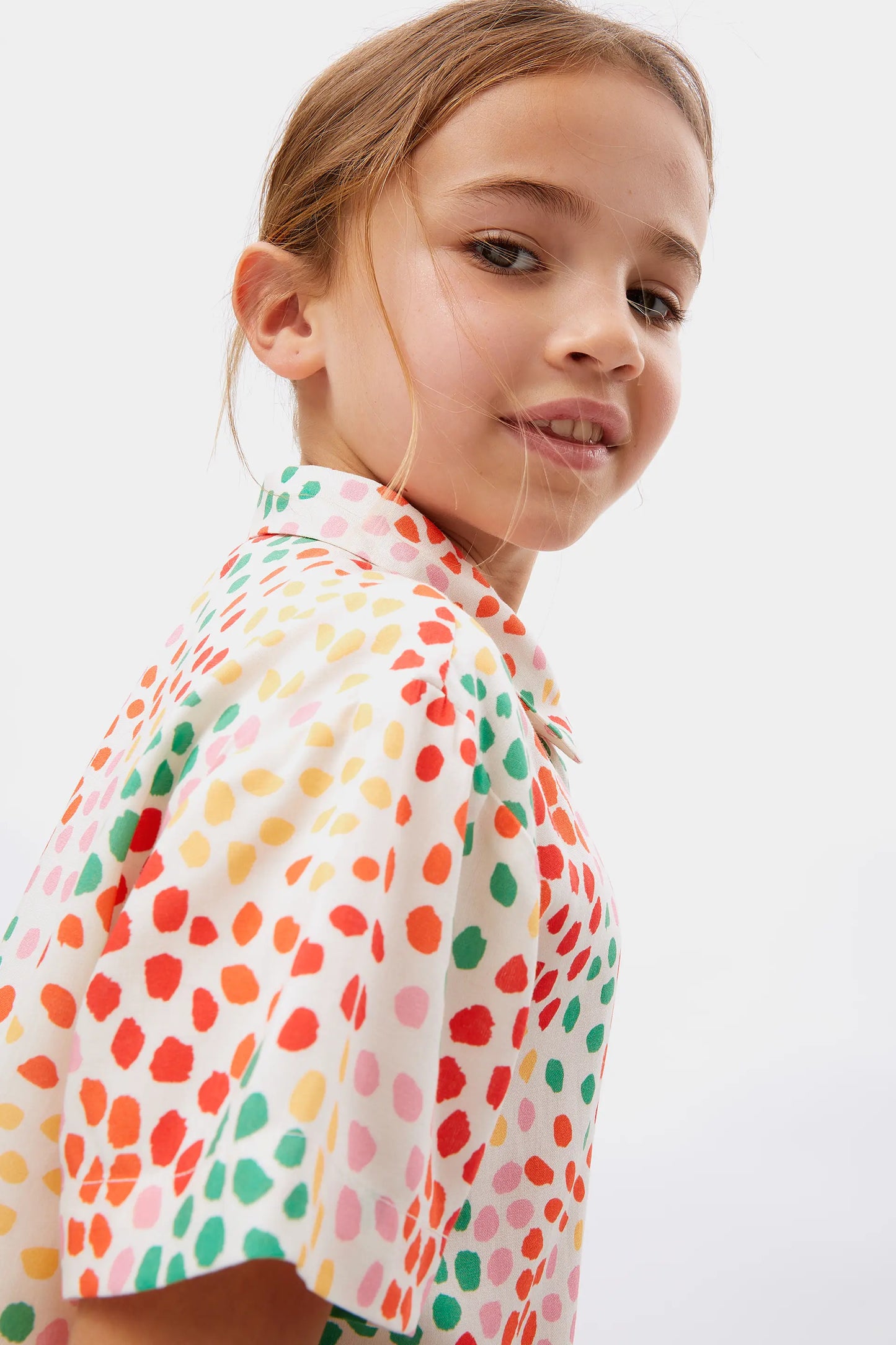 Camisa de niña lunares Macula