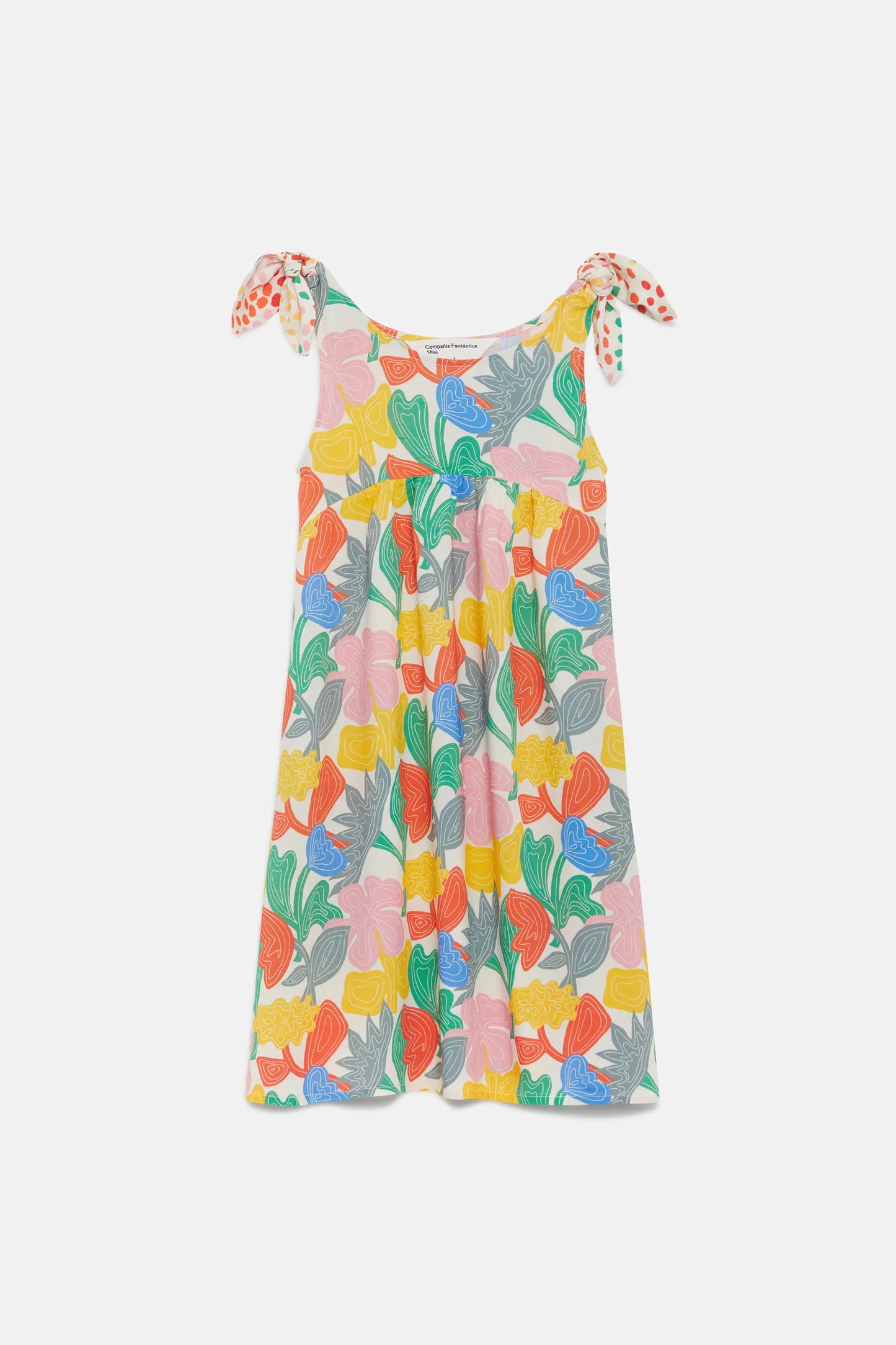 Vestido midi de niña floral Florere