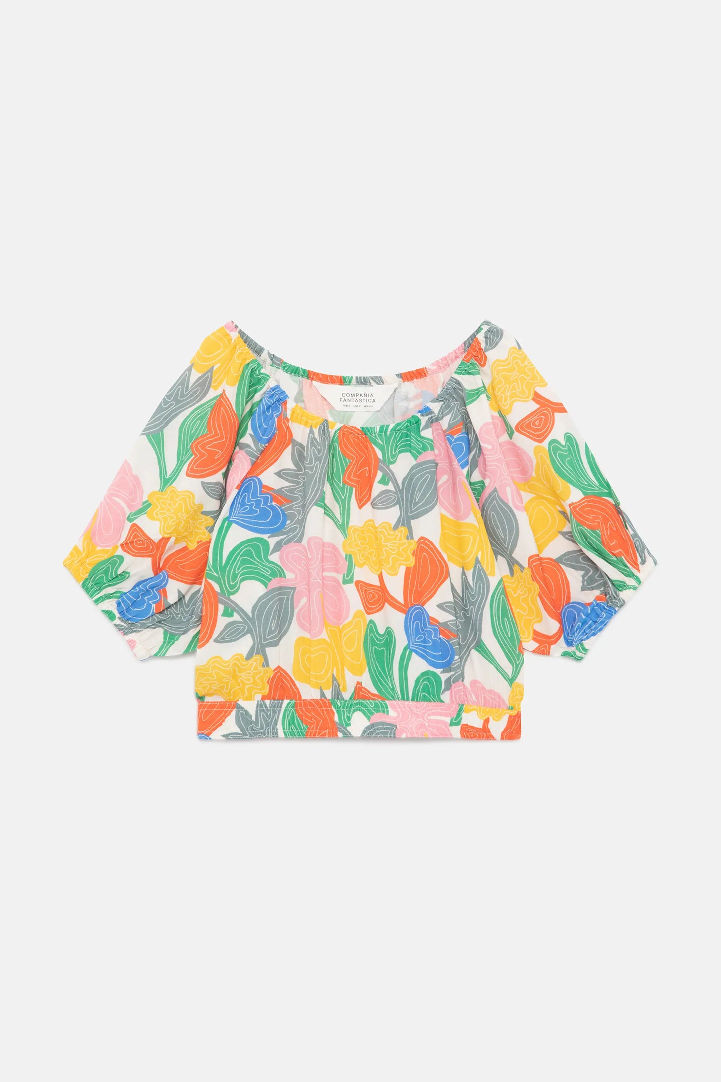 Florere Floral Girl's Crop Top