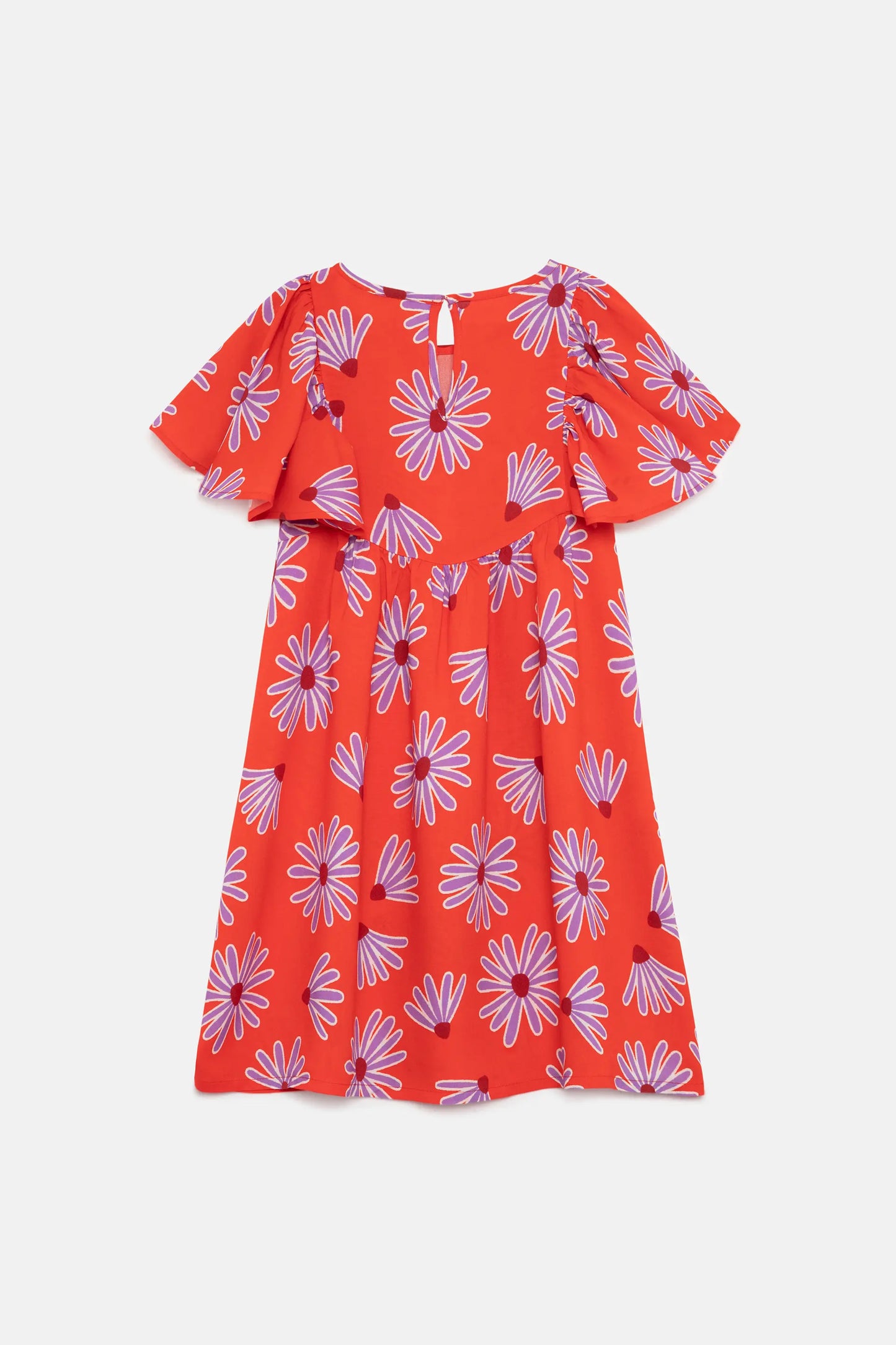 Vestido corto de niña viscosa LENZING™ ECOVERO™ floral Bellis