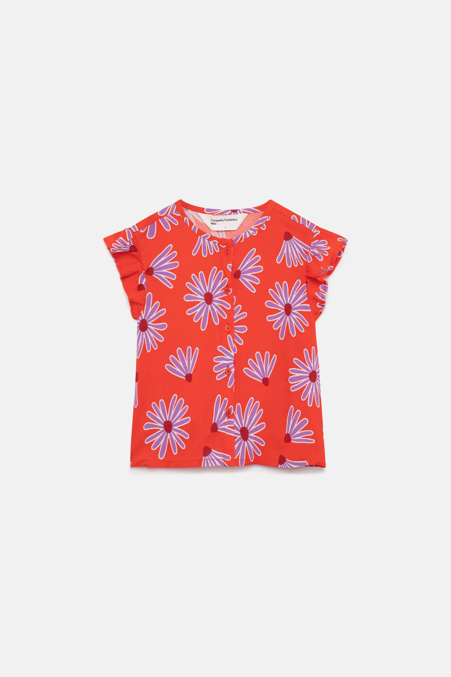 Top de niña viscosa LENZING™ ECOVERO™ floral Bellis