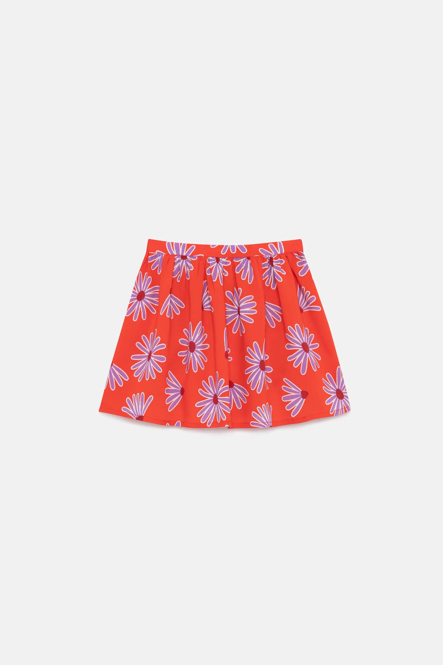 Falda corta de niña viscosa LENZING™ ECOVERO™ floral Bellis