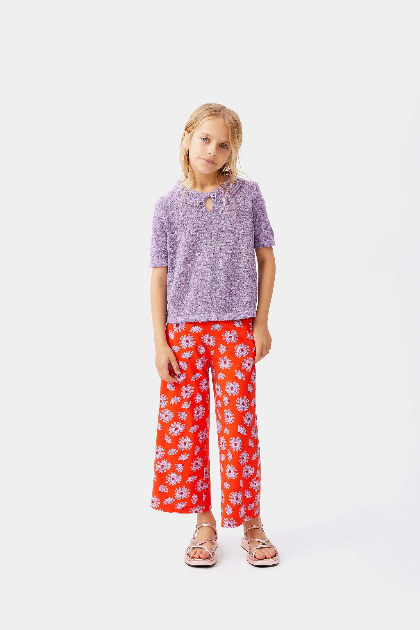 Bellis floral girl pants