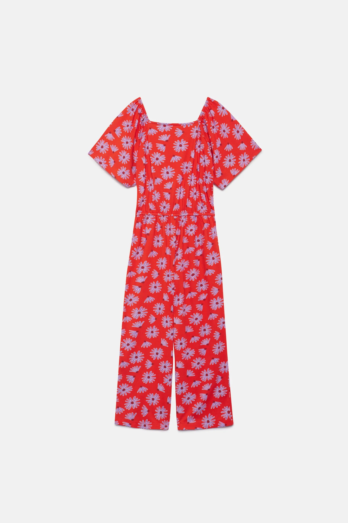 Tuta lunga da bambina a fiori di Bellis